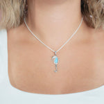 Larimar Ke’Iki Seahorse Pendant Pendant Island by Koa Nani