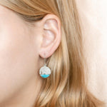 Larimar Lighthouse Medallion Earrings Earrings Island by Koa Nani