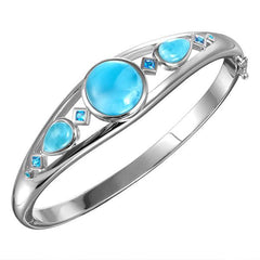 Larimar Mahealani Bangle Bangle Island by Koa Nani