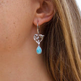 Larimar Nai'a Kai Earrings Earrings Island by Koa Nani