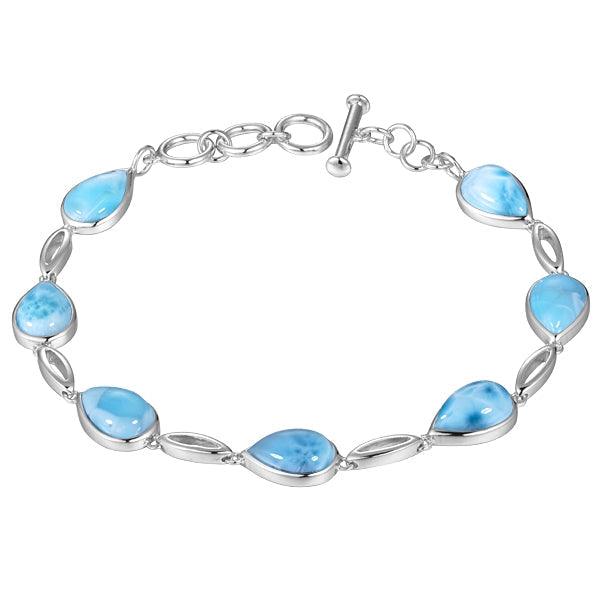 Larimar Neptune Teadrop Bracelet Bracelet Island by Koa Nani