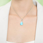 Larimar Neptune Teardrop Pendant Pendant Island by Koa Nani