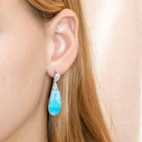 Larimar Nouveau Teardrop Earrings Earrings Island by Koa Nani