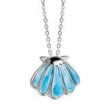 Larimar Ocean Oyster Shell Pendant Pendant Island by Koa Nani