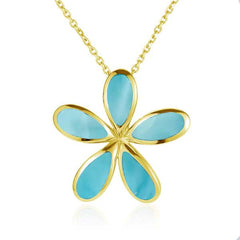 Larimar Pikake Pendant Pendant Island by Koa Nani