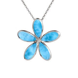 Larimar Pikake Pendant Pendant Island by Koa Nani