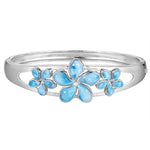Larimar Plumeria Ohana Bangle Bangle Island by Koa Nani