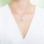 Larimar Plumeria Pendant Pendant Island by Koa Nani