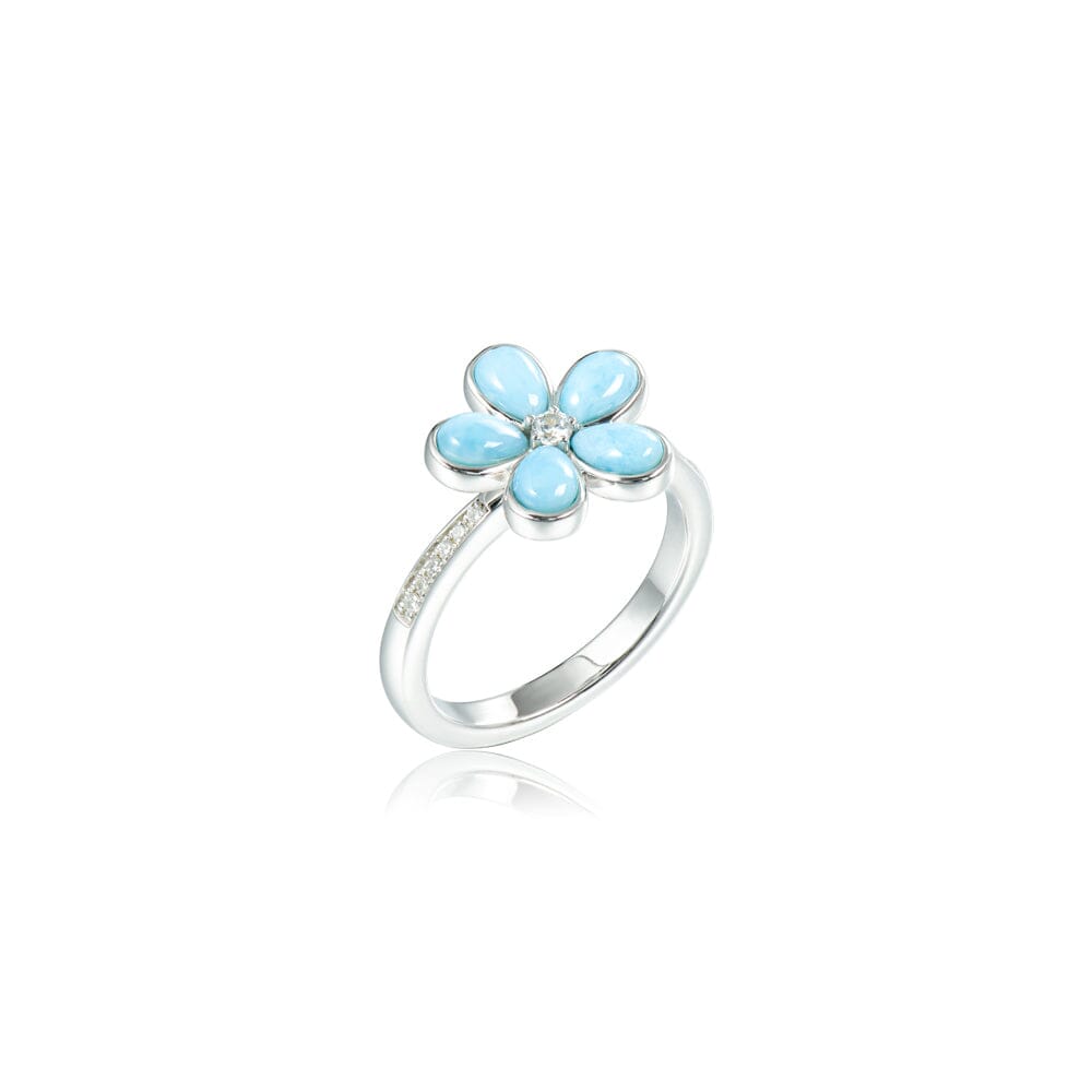 Larimar Plumeria Ring Ring Island by Koa Nani