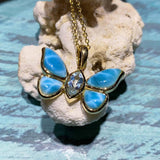 Larimar Pulelehua Pendant Pendant Island by Koa Nani