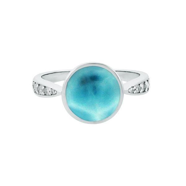Larimar Saturn Ring Ring Island by Koa Nani 5