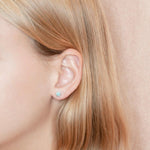 Larimar Stud Earrrings Earrings Island by Koa Nani 6mm