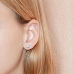 Larimar Stud Earrrings Earrings Island by Koa Nani