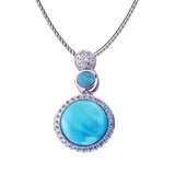 Larimar Sun, Earth and Moon Pendant Pendant Island by Koa Nani