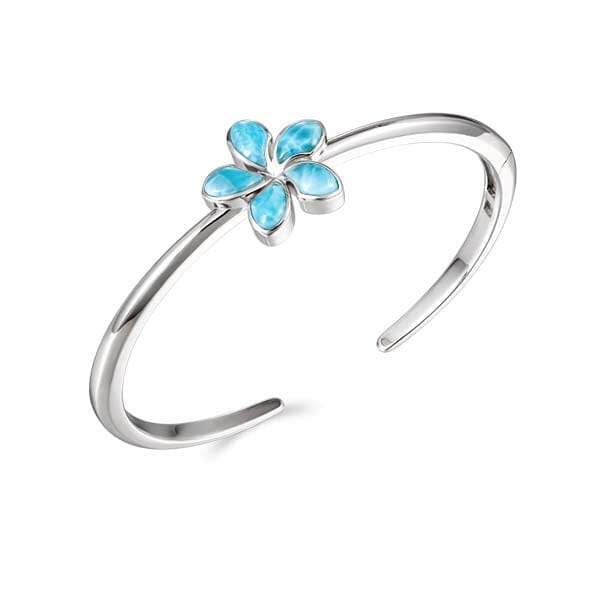 Larimar Sunrise Plumeria Bangle Bangle Island by Koa Nani