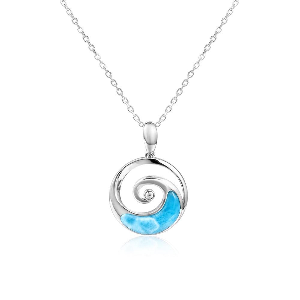 Larimar Whirlpool Pendant Pendant Island by Koa Nani
