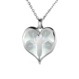 Mother of Pearl Anthurium Pendant Pendant Island by Koa Nani