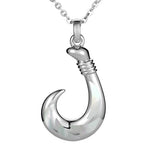 Mother of Pearl Atlantis Fishhook Pendant Pendant Island by Koa Nani Small