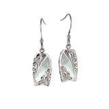Mother of Pearl Body Board Earrings Earrings Island by Koa Nani