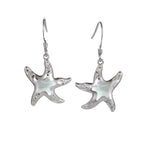 Mother of Pearl Dancing Starfish Earrings Earrings Island by Koa Nani