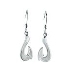 Mother of Pearl Fishhook Earrings Earrings Island by Koa Nani