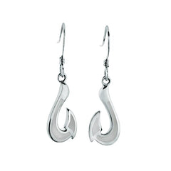Mother of Pearl Fishhook Earrings Earrings Island by Koa Nani