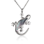 Mother of Pearl Gecko Pendant Pendant Island by Koa Nani Black