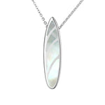 Mother of Pearl Hawaiian Surfboard Pendant Pendant Island by Koa Nani