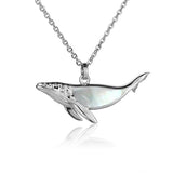 Mother of Pearl Humpback Whale Pendant Pendant Island by Koa Nani