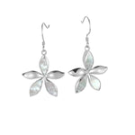 Mother of Pearl Jasmine Earrings Earrings Island by Koa Nani White