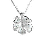 Mother of Pearl Joyful Hibiscus Pendant Pendant Island by Koa Nani