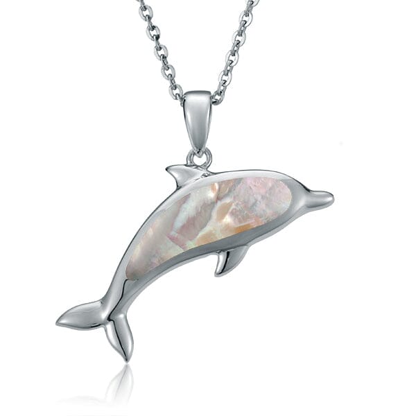 Mother of Pearl Nai'a Pendant Pendant Island by Koa Nani Large White