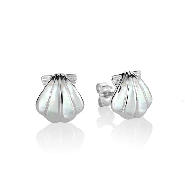 Mother of Pearl Oyster Shell Earrings Earrings Island by Koa Nani