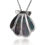 Mother of Pearl Oyster Shell Pendant Pendant Island by Koa Nani Black