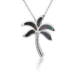 Mother of Pearl Palm Tree Pendant Pendant Island by Koa Nani