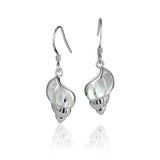 Mother of Pearl Seashell Earrings Earrings Island by Koa Nani White