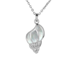 Mother of Pearl Seashell Pendant Pendant Island by Koa Nani White