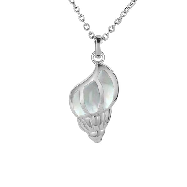 Mother of Pearl Seashell Pendant Pendant Island by Koa Nani White