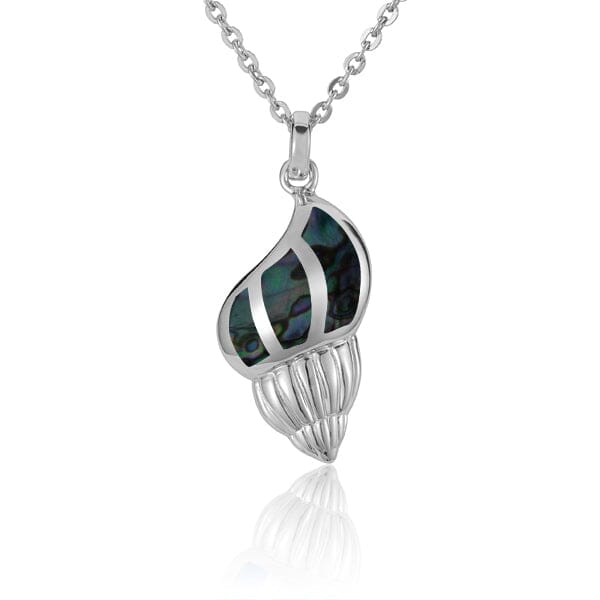 Mother of Pearl Seashell Pendant Pendant Island by Koa Nani Black