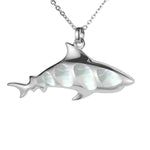 Mother of Pearl Shark Pendant Pendant Island by Koa Nani