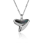 Mother of Pearl Shark Tooth Pendant Pendant Island by Koa Nani Black