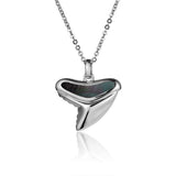 Mother of Pearl Shark Tooth Pendant Pendant Island by Koa Nani Black