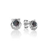Mother of Pearl Sunrise Shell Earrings Earrings Island by Koa Nani Black