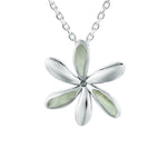 Mother of Pearl Tiare Flower Pendant Pendant Island by Koa Nani Large White