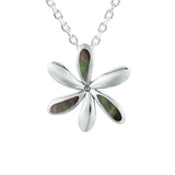 Mother of Pearl Tiare Flower Pendant Pendant Island by Koa Nani Large Black