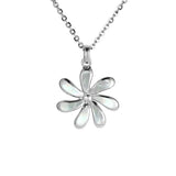 Mother of Pearl Tropical Tiare Pendant Pendant Island by Koa Nani