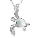 Mother of Pearl Waikiki Honu Pendant Pendant Island by Koa Nani