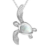 Mother of Pearl Waikiki Honu Pendant Pendant Island by Koa Nani