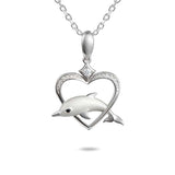 Ocean Lovers Heart Pendant Pendant Island by Koa Nani