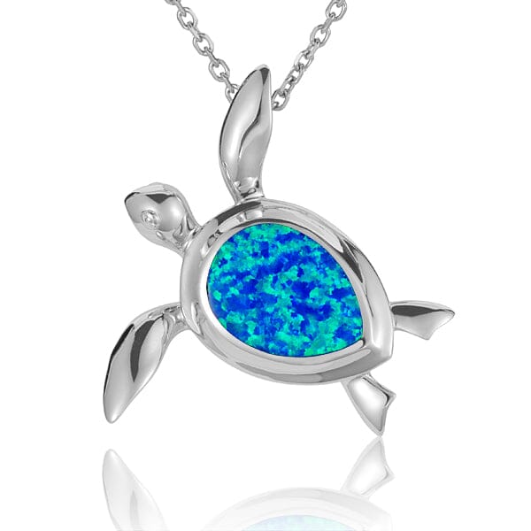 Opal Hilo Honu Pendant Pendant Island by Koa Nani Large